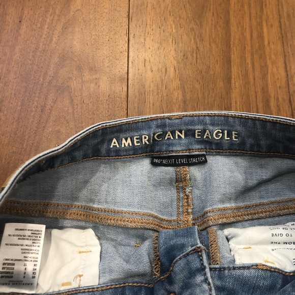 American Eagle Super Hi-Rise Jeggings sz 8 - Picture 3 of 6